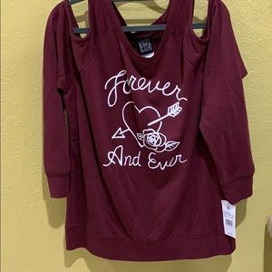 Cold-shoulder Sweatshirt